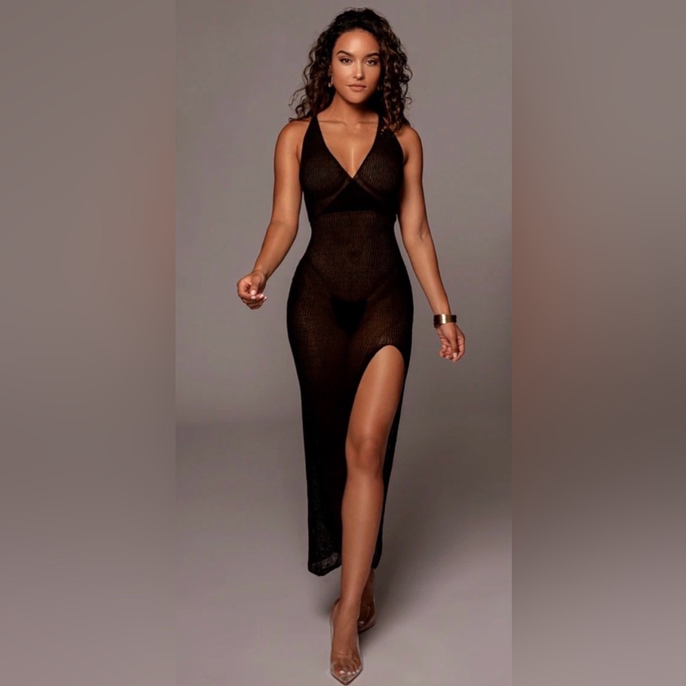 JLUXLABEL Cosmo Knit Cover Up Dress